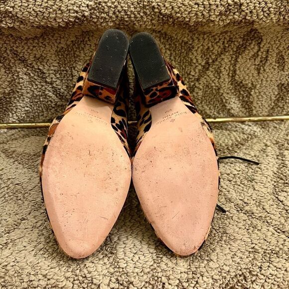 EEUC Kate Spade New York Roger Leopard Calf Hair Lace Up Ankle Boot Bootie 8 M - Picture 7 of 7